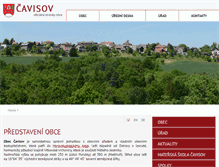 Tablet Screenshot of cavisov.cz